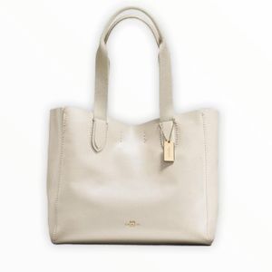 Coach Derby Tote Natural Chalk